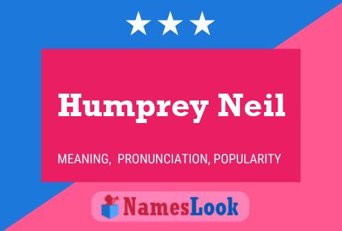 ملصق اسم Humprey Neil