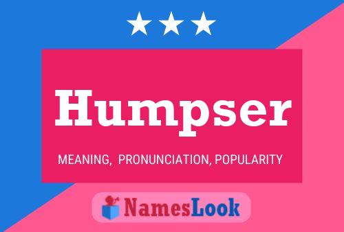 ملصق اسم Humpser