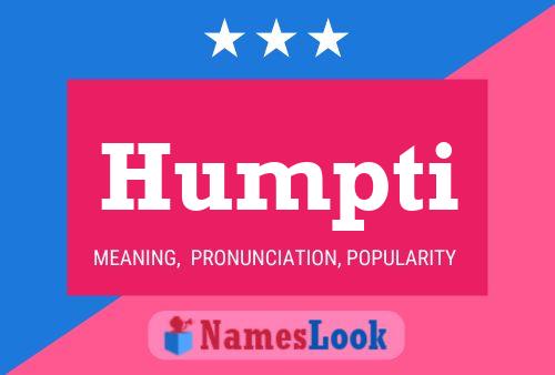 ملصق اسم Humpti