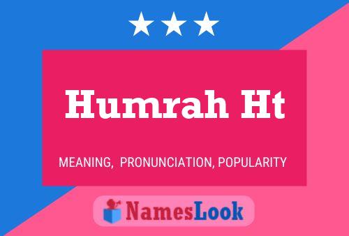 ملصق اسم Humrah Ht