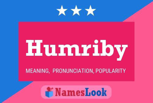 ملصق اسم Humriby