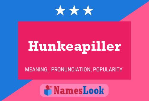 ملصق اسم Hunkeapiller