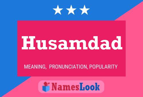 ملصق اسم Husamdad