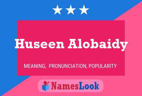 ملصق اسم Huseen Alobaidy