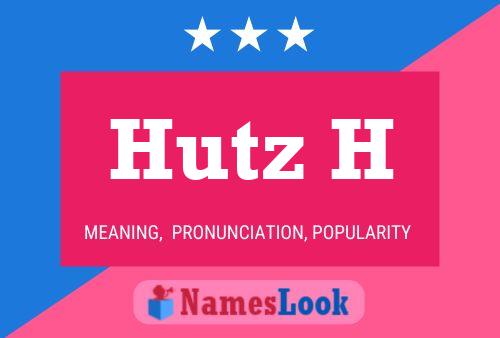 ملصق اسم Hutz H