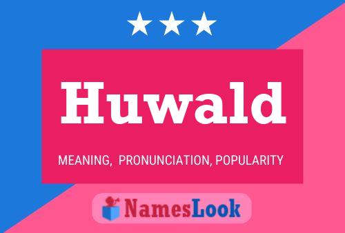 ملصق اسم Huwald