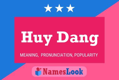 ملصق اسم Huy Dang