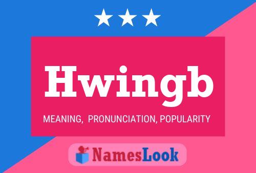 ملصق اسم Hwingb