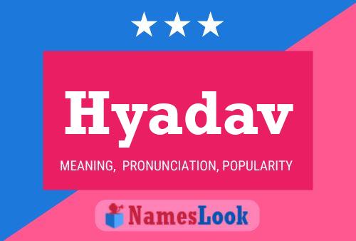 ملصق اسم Hyadav