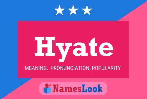 ملصق اسم Hyate