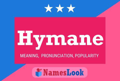 ملصق اسم Hymane