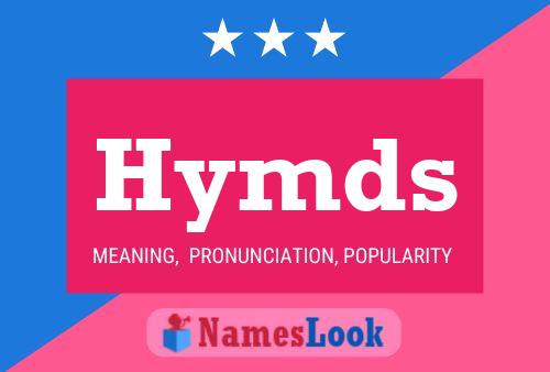 ملصق اسم Hymds