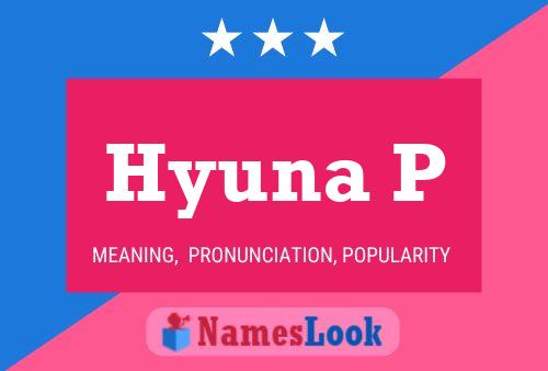 ملصق اسم Hyuna P