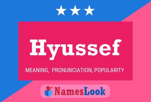 ملصق اسم Hyussef