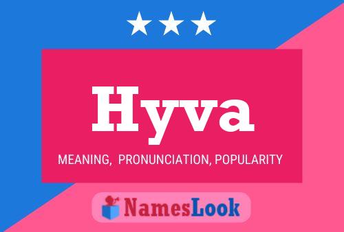 ملصق اسم Hyva