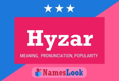 ملصق اسم Hyzar