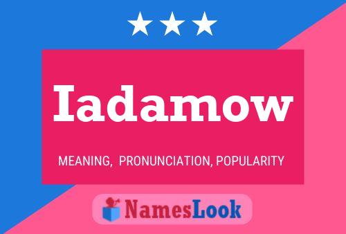 ملصق اسم Iadamow