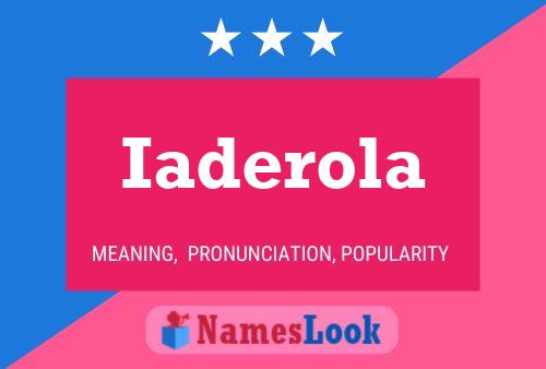 ملصق اسم Iaderola