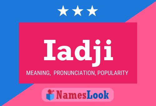 ملصق اسم Iadji