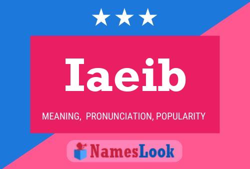 ملصق اسم Iaeib