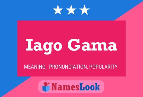 ملصق اسم Iago Gama