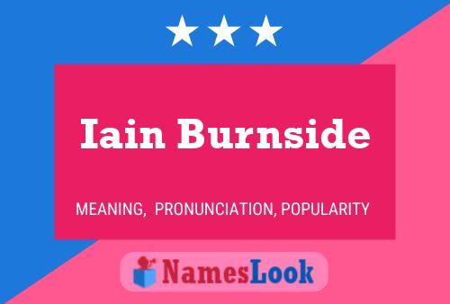 ملصق اسم Iain Burnside