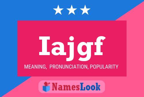 ملصق اسم Iajgf