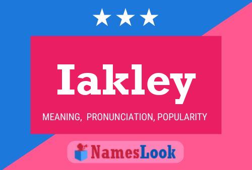 ملصق اسم Iakley