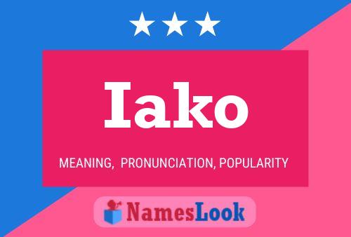 ملصق اسم Iako