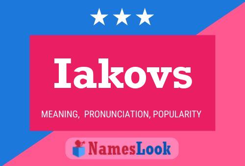 ملصق اسم Iakovs