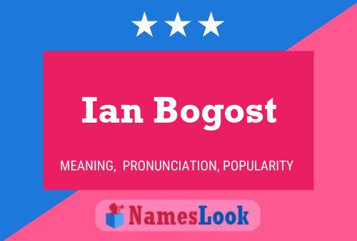 ملصق اسم Ian Bogost