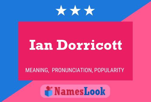 ملصق اسم Ian Dorricott