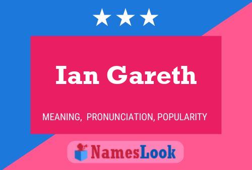 ملصق اسم Ian Gareth