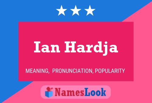 ملصق اسم Ian Hardja