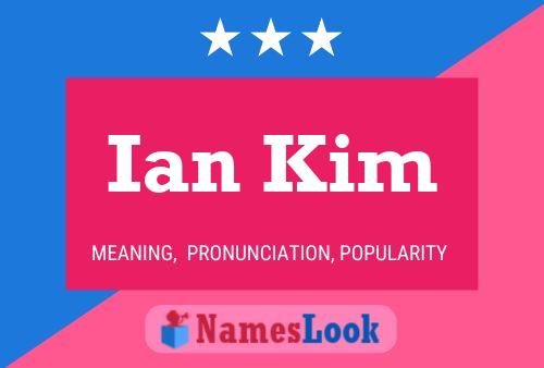 ملصق اسم Ian Kim