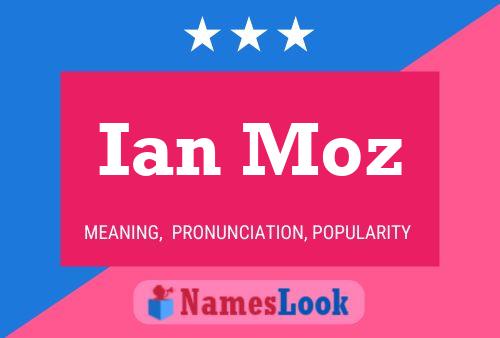 ملصق اسم Ian Moz