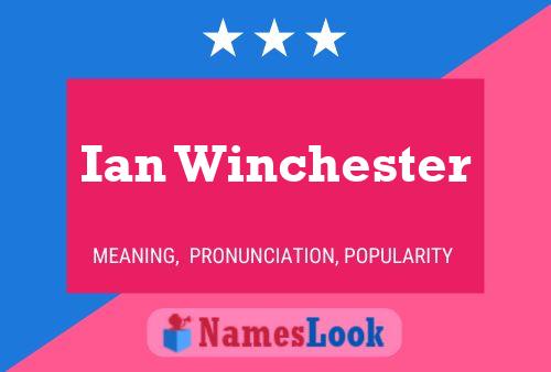 ملصق اسم Ian Winchester