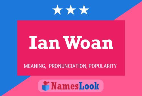 ملصق اسم Ian Woan