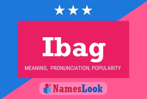 ملصق اسم Ibag