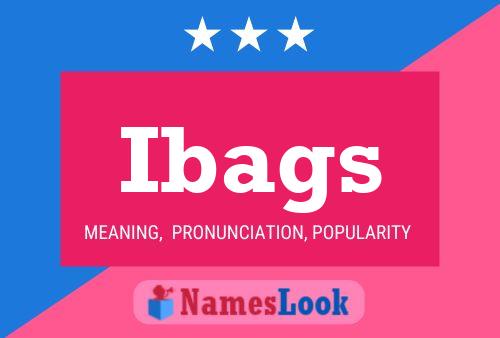 ملصق اسم Ibags