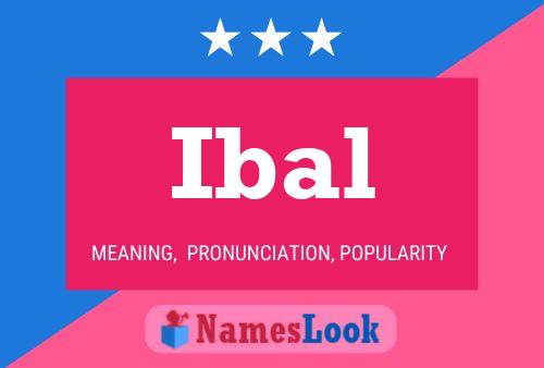 ملصق اسم Ibal