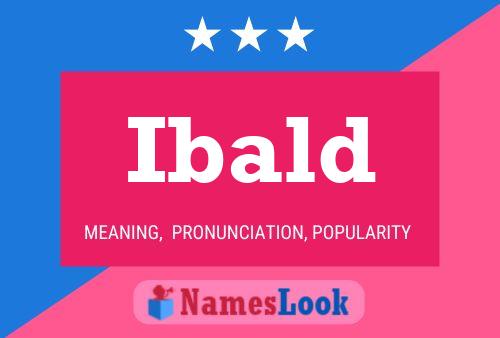 ملصق اسم Ibald