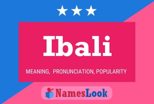 ملصق اسم Ibali