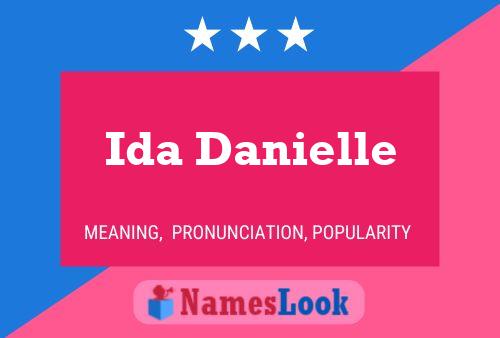 ملصق اسم Ida Danielle