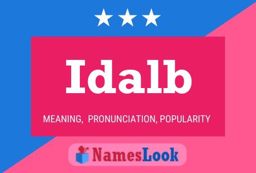 ملصق اسم Idalb