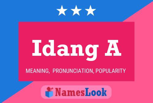 ملصق اسم Idang A