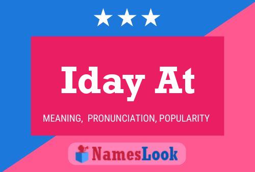 ملصق اسم Iday At