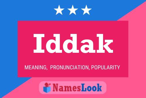 ملصق اسم Iddak