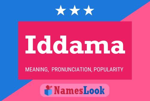 ملصق اسم Iddama