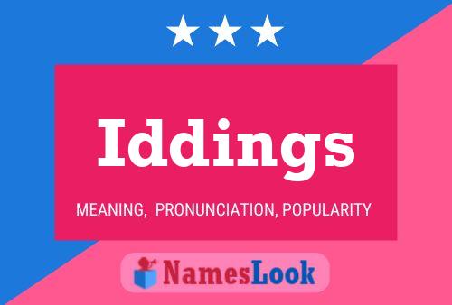 ملصق اسم Iddings